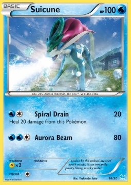 Suicune TK9-S-14 Promo Light Played Deutsch