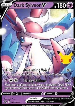 Dark Sylveon V SWSH-134 Promo Poor Englisch