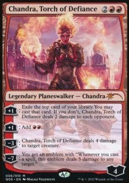 Chandra, Torch of Defiance MTGP-6 Mythic Excellent Englisch