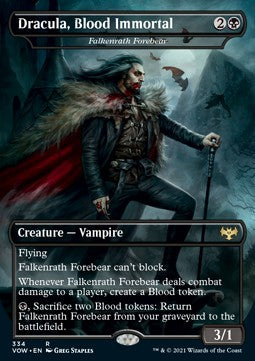 Falkenrath-Vorfahrin (V.2) XVOW-334 Rare Good Deutsch Foil