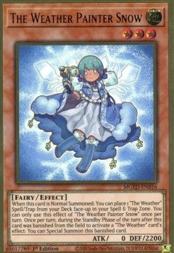 The Weather Painter Snow MGED-016 Premium Gold Rare Light Played Englisch 1. Auflage