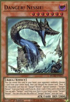 Danger! Nessie! MGED-019 Premium Gold Rare Light Played Englisch 1. Auflage