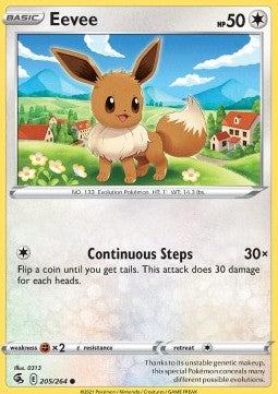 Eevee FST-205 Common Light Played Englisch
