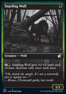 Snarling Wolf DBL-199 Common Near Mint Englisch