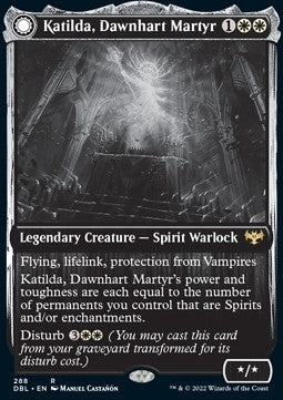 Katilda, Dawnhart Martyr // Katilda's Rising Dawn DBL-288 Rare Excellent Englisch