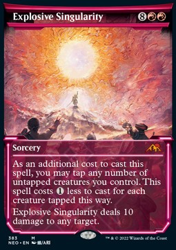 Explosive Singularity XNEO-383 Mythic Excellent Englisch Foil