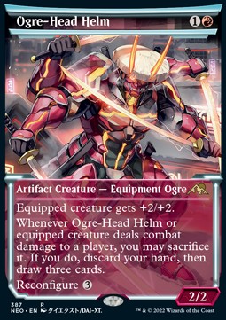 Ogre-Head Helm XNEO-387 Rare Near Mint Englisch