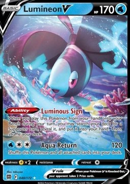 Lumineon V BRS-040 Ultra Rare Near Mint Deutsch