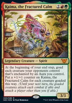 Kaima, the Fractured Calm NEC-3 Mythic Good Englisch Foil