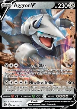 Aggron V BRS-096 Ultra Rare Excellent Englisch