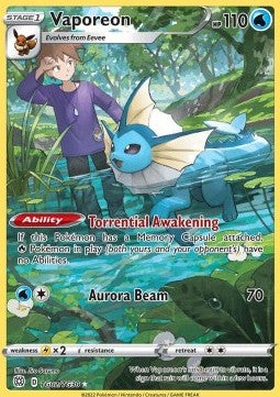 Aquana BRS-TG02 Holo Rare Near Mint Deutsch