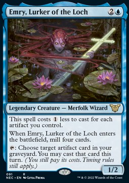Emry, Lurker of the Loch NEC-91 Rare Near Mint Englisch