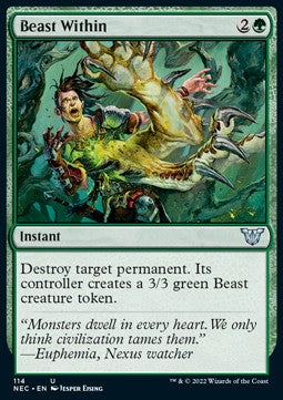 Beast Within NEC-114 Uncommon Near Mint Englisch