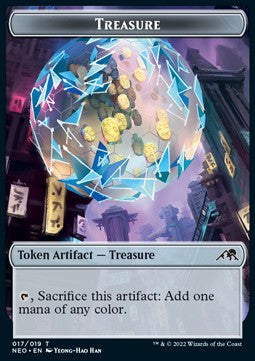 Treasure Token // Spirit Token (C 1/1) XNEO-T 17/2 Token Near Mint Englisch Foil