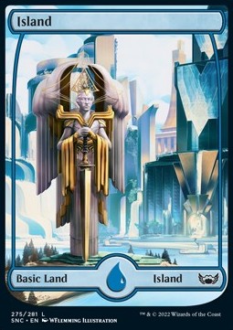 Insel (V.2) SNC-275 Land Excellent Deutsch Foil