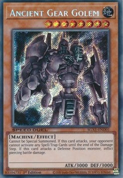 Antiker Antriebsgolem (V.2) SGX1-D01 Secret Rare Near Mint Deutsch 1. Auflage