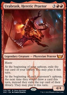 Urabrask, Heretic Praetor SNC-129 Mythic Excellent Englisch