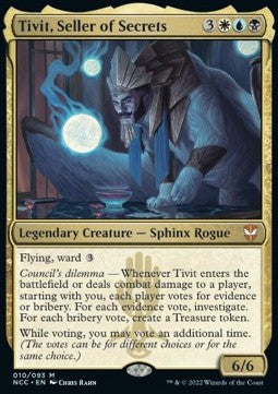Tivit, Seller of Secrets NCC-10 Mythic Near Mint Englisch Foil