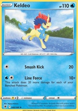 Keldeo ASR-045 Holo Rare Excellent Deutsch