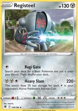Registeel ASR-108 Rare Excellent Deutsch Reverse Holo