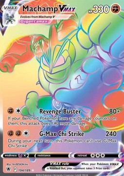 Machomei VMAX ASR-194 Secret Rare Good Deutsch