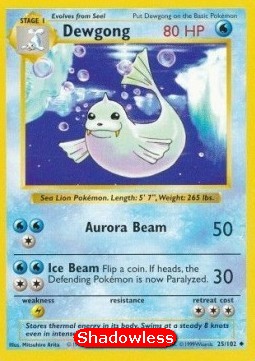 Dewgong BS-25 Uncommon Excellent Englisch