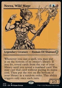 Neera, Wild Mage XCLB-434 Rare Excellent Englisch Foil