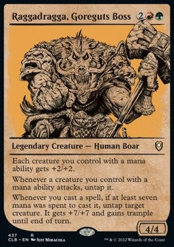 Raggadragga, Goreguts Boss XCLB-437 Rare Excellent Englisch Foil