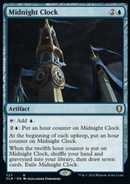 Midnight Clock XCLB-727 Rare Near Mint Englisch