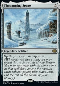 Thrumming Stone 2X2-315 Rare Good Englisch Foil
