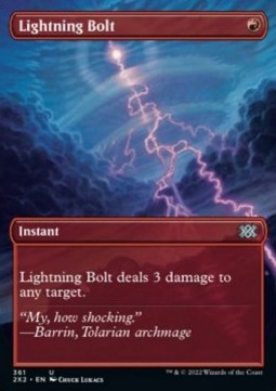 Lightning Bolt X2X2-361 Uncommon Excellent Englisch Foil