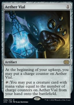 Aether Vial 2X2-298 Rare Excellent Englisch Foil