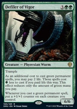 Defiler of Vigor DMU-160 Rare Good Englisch