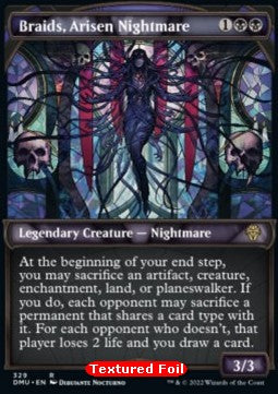 Braids, Arisen Nightmare XDMU-329 Rare Near Mint Englisch Foil