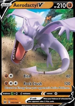 Aerodactyl V LOR-092 Ultra Rare Good Englisch