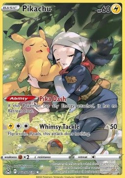 Pikachu LOR-TG05 Holo Rare EX Deutsch