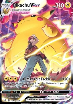 Pikachu VMAX LOR-TG17 Ultra Rare Near Mint Deutsch