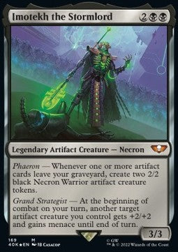 Imotekh the Stormlord (V.2) 40K-169 Mythic Excellent Deutsch Foil