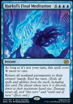 Hurkyl's Final Meditation BRO-52 Rare Near Mint Englisch