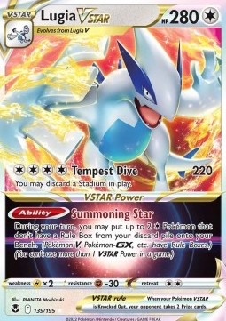Lugia VSTAR SIT-139 Ultra Rare Light Played Deutsch