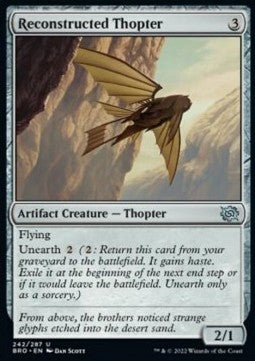 Reconstructed Thopter BRO-242 Uncommon Excellent Englisch Foil