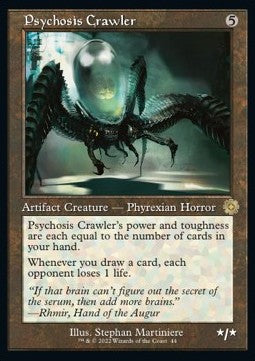Psychosis Crawler BRR-44 Rare Near Mint Englisch Foil