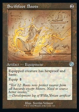 Swiftfoot Boots (V.2) BRR-121 Uncommon Near Mint Englisch Foil