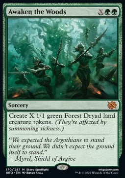Awaken the Woods BRO-170 Mythic Excellent Englisch Foil