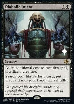 Diabolic Intent PBRO-89 Rare Excellent Englisch Foil