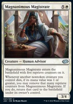 Magnanimous Magistrate J22-7 Uncommon Near Mint Englisch