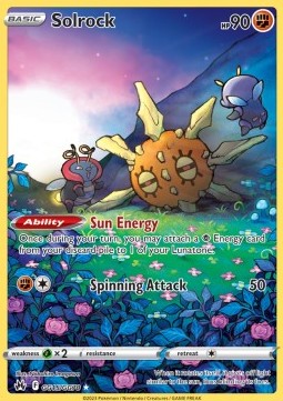 Solrock CRZ-GG15 Holo Rare Excellent Englisch