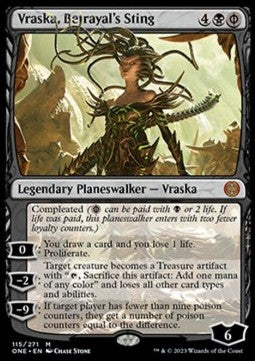 Vraska, Betrayal's Sting ONE-115 Mythic Near Mint Englisch