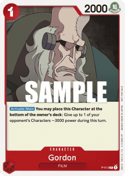 Gordon (P-013) P Promo Near Mint Englisch