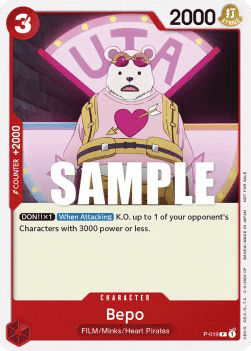 Bepo (P-019) (V.1) P Promo Near Mint Englisch